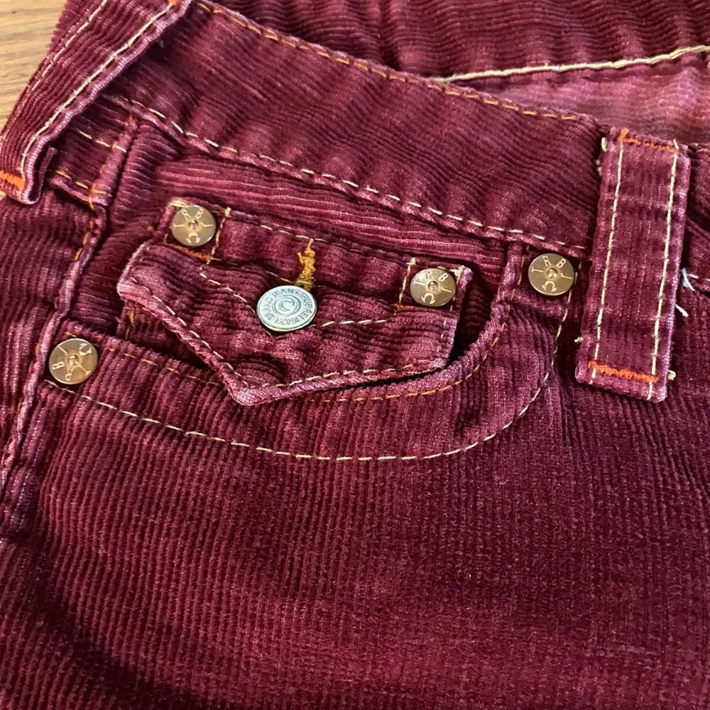 True Religion Red Cords - size 28 - Picture 11 of 11